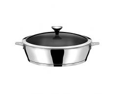 Cuisinox Sauteuse 28cm INOX revÃªtement Anti-adhÃ©rent, Acier 18/10
