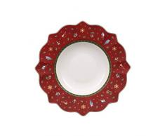 Villeroy & Boch Toys Delight Assiette creuse rouge, 26 cm, Porcelaine Premium