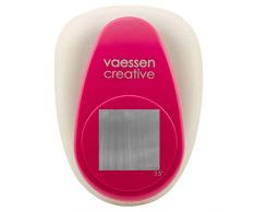 Vaessen Creative Perforatrice de Papier, Taille XXXXL, Carré, Pour Projets DIY, Scrapbooking, Création de Cartes et Plus