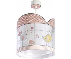 Dalber suspension enfant Little Birds oiseaux rose