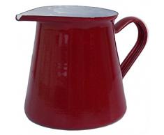 IBILI 910550 Pot à Lait à Servir, INOX, Rouge, 14,19 x 10 x 10 cm