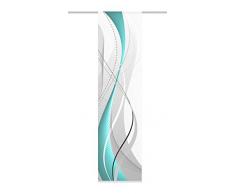 Home Fashion 87152-728 Panneau Japonais Polyester H:245 x W: 60 cm - PÃTROLE