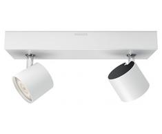 Philips Plafonnier LED, 4,5 W Ãquivalent 45 W, Blanc Chaud 2700K, MÃ©tal