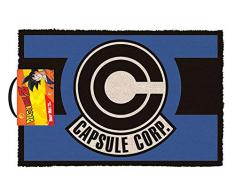 Dragon Ball Z Paillasson Fibre de Coco 40 x 60 cm (Capsule Corp), Multicolor, 40 x 60 x 1,5 cm