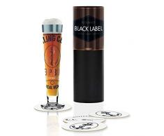 RITZENHOFF Black Label Ruth Berktold Verre Ã biÃ¨re en cristal 300 ml avec 5 couvercles Ã biÃ¨re