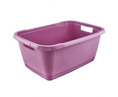 keeeper 1078651800000 Panier Ã Linge, PolypropylÃ¨ne, Berry, 65 cm