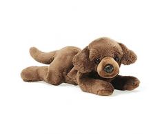 Enesco 4028850 Peluche Labrador Chocolat Couche Polyester 8 cm