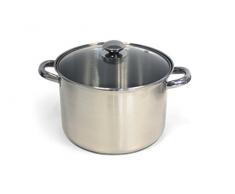 Kitchen Fun by Beka 13113324 Marmite + couvercle verre en acier inoxydable 32 cm