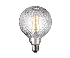 Wofi Lampe suspendue Ã filament LED, Verre, Transparent, 12.5 x 12.5 x 17.5 cm, E27