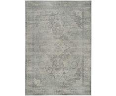 Safavieh Tapis dinspiration Vintage, Tissé Fibre de Viscose douce Tapis en Argent, 160 X 230 cm