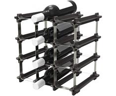 Porte-bouteilles Nook Petit Kit de 9 - Casier à bouteilles avec un système modulaire - porte-bouteille de vin pratique