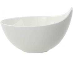 VilleroyÂ &Â Boch - Bol Ã Soupe Urban Nature, Coupe Ã Soupe GalbÃ©e en Porcelaine Premium en Blanc, Compatible Lave-Vaisselle, 1 l