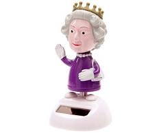 Puckator FF30 Figurine Solaire The Dancing Queen, Plastique, Violet/Gris/Rose, 6 x 5 x 10 cm