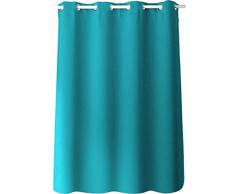Enjoy Home 2010TU140180 Rideau Occultant avec 8 Oeillets Polyester Turquoise 180 x 140 cm