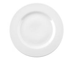 Saturnia Ischia Assiette, Porcelaine, Blanc, 26Â x 26Â x 2Â cm - Lot De 12