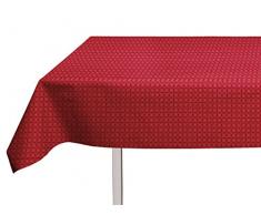 Soleil dOcre 857151 Nappe Toile CirÃ© Rectangle PVC Rouge 140x240 cm