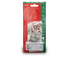 Konstsmide 1408-203 Guirlande 20 LED Blanc + CÃ¢ble Transparent 1,5 V