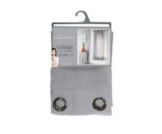 douceur dintÃ©rieur panneau a oeillets 140x280 cm voile voiline gris