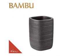 TATAY 6350100 Gobelet, Polyrésine, Noir, 7,3 x 7,3 x 9,9 cm