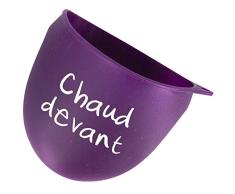 CUISY KB5083 Manique Mots - Silicone - Orange/Violet/Bleu/Noir/Vert/Rouge - 12 x 9.50 x 7 cm *Coloris AlÃ©atoire*