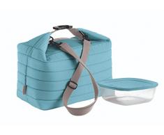 Guzzini, Grand Sac Isotherme A/Compartiment Fraicheur Handy, (Bag) 30 x 18 x h30 cm; (Container) 19,6 x 19,6 x h7 cm - 1400 cc