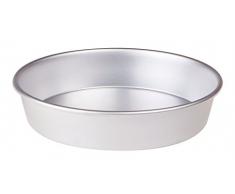 Pentole Agnelli FAMA43/626 Moule à gâteau Conique avec Rebord, Aluminium, 26 X 26 X 6 cm