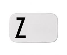 Design Letters Lunch Box Plastique Blanc/Noir 18 cm