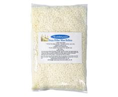 Mouldmaster Cire de Bougie Pilier de soja Granulés 2 kg, crème/Blanc cassé