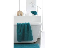 Today serviettes de Toilette 100% Coton, Turquoise, 90x50 cm