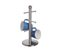 Master Class Mug Tree with Six Hooks, Stainless Steel
