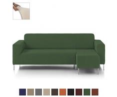 Eiffel Textile NÃ®mes Chaise LongueÂ âÂ Housse canapÃ© Bras Long Droite 280 x 195 x 2 cm Vert