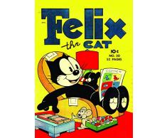 Room Studio 530171 Ultrasoft FÃ©lix le Chat Tapis de Sol Polyester Jaune 70 x 2 x 100 cm