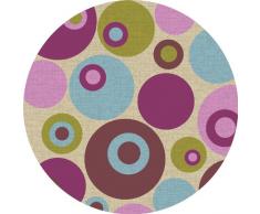 Wallpops Fine Décor Sticker Mural en Forme de Cercle Motif Twister