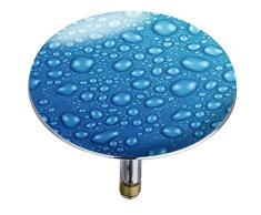 Wenko 21844100 Pluggy Bouchon de Baignoire Waterdrops Multicolore Taille XXL 7,5 x 7,5 x 5,5 cm