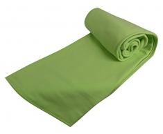 Couverture polaire thermotec 350 grs-infiniment douce - 100% polyester - OURSON - Vert F15 - 240 x 260