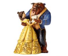 Disney Traditions 4049619 Figurine Belle et la BÃªte Dansant/25e Anniversary Figurine Multicolore 23 cm