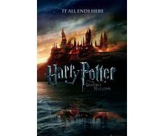 1art1 51159 Poster Harry Potter 7 et Les Reliques de La Mort Teaser 91 X 61 cm