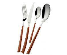 Bugatti STOU-039F50 Stella Ménagère 24 Pièces Orange 22 x 8 x 30 cm