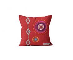 Soleil docre Housse de Coussin, Polyester, Multicolore, 40 x 40 cm