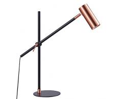 Versanora Penombra lampe Ã Â poser lampe de bureau lampe de chevet cuivrÃ©e ciment