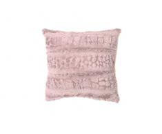 Soleil docre Housse de Coussin 40x40 cm LAPONIE Rose, Polyester, 40 x 40 cm
