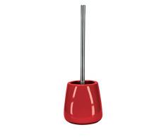 Kleine Wolke Porte Brosse WC en céramique, Pierre, Rouge, 13 x 13 x 41.5 cm