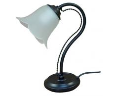 Imex El Zorro 15116 Lampe de bureau avec la lumière forme Tulipe 21 x 27 cm Couleur Noir