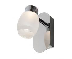 Sulion Clart Spot LED pour salle de bain 5 W Gris 9 x 15 x 18 cm