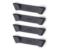 Joseph Joseph 85149 CupboardStore : Ensemble de 4 Porte-couvercles de casseroles pour Placard-Gris