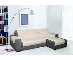 Trendy Housse de canapé matelassé, crème, 240 cm