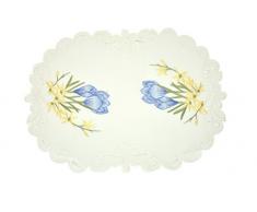 Bellanda 81859â35Â x 50Â Ovale Set de Table, Polyester, Champagne, 50Â x 35Â x 0,5Â cm