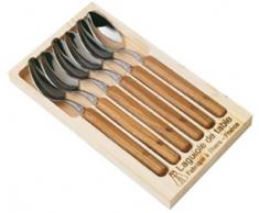 Laguiole Jean Dubost 97143 Coffret Bois Naturel 6 CuillÃ¨res de Table