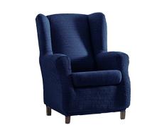 Eysa Aquiles Ãlastique repose-tÃ©te Housse de Fauteuil, Polyester Coton, Bleu, 37x29x5 cm