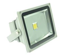 S+H 39036 LED Spot IP 65 Gris 30 x 1 W 15 x 22,6 x 18,6 cm